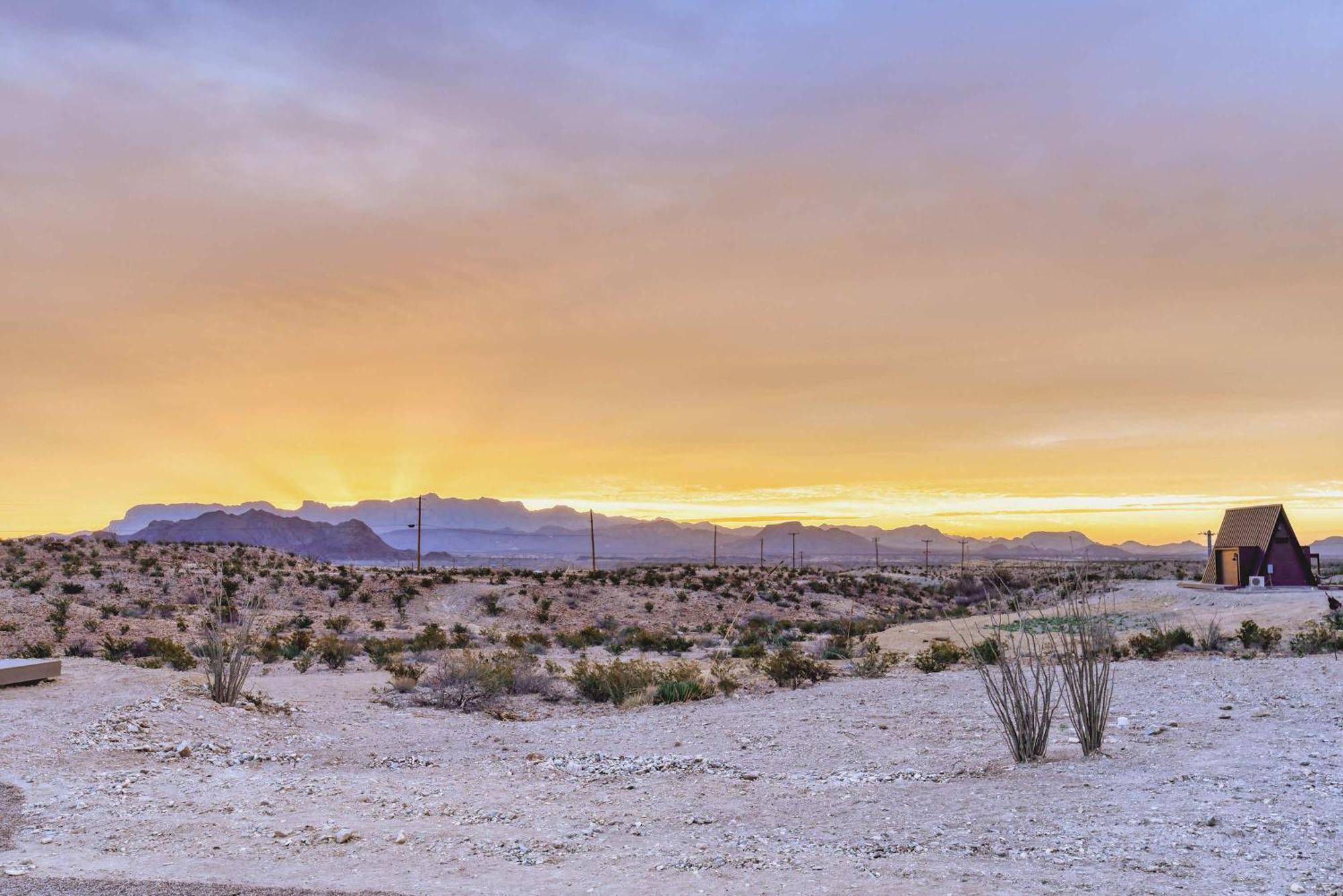 Stardust Big Bend Luxury A-Frame#5 Great Views Villa Terlingua Exterior photo